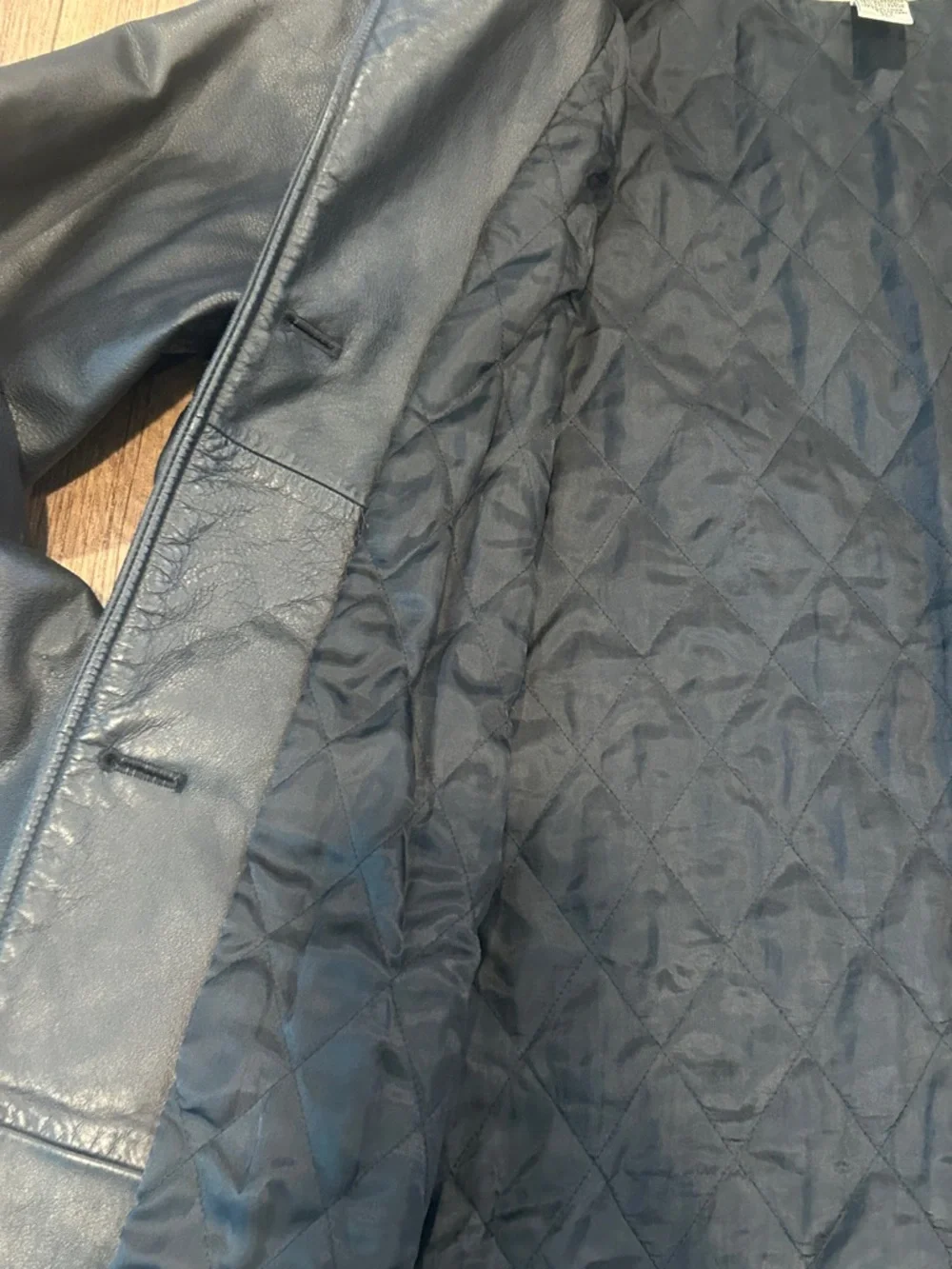 Vintage Eddie Bauer Leather Jacket Men’s Tall XL